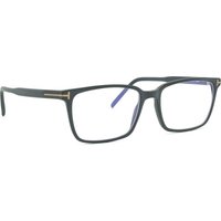 Tom Ford FT5802-B 002 Blue-Light Block Men's Eyeglasses Black Size 55 - Blue Light Block Available