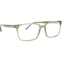 Tom Ford FT5802-B 048 Blue-Light Block Men's Eyeglasses Brown Size 55 - Blue Light Block Available