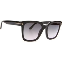 Tom Ford Womens Selby Oversized Square Gradient Sunglasses - Black