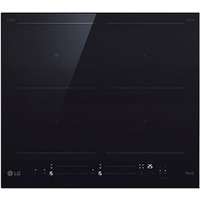 LG Plaque de cuisson à induction encastrable 60cm 4 foyers 2 zones flex Design élégant et épuré| puissance maximale de 3,7 kW - CBIZ2437B
