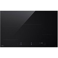 LG Plaque de cuisson à induction encastrable 80cm 4 foyers 1 zone flex Design élégant et épuré| puissance maximale de 3,7 kW - CBIZ3035B