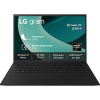 LG gram 15″ AMD RyzenTM AI 7 350, 32Go/2To/Noir - 15Z80T-G.AU8BF
