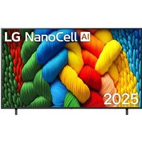 LG TV Nanocell AI 75″ (189 cm) UHD α7 AI Processor 4K Gen8 2025 - 75NANO81A6A