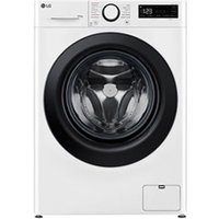 LG Moteur AI Direct Drive™ | Steam™ | Smart Diagnosis™ | ThinQ™ Lave-linge séchant 9kg, 6kg, Blanc, D, Lavante Séchante 2en1 - F964R35WRS