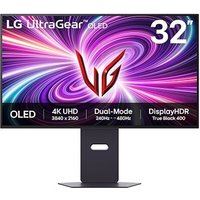 LG UltraGear™ 32” Dual UHD 240 Hz et FHD 480 Hz 0,03 ms G-SYNC® Compatible OLED Moniteur gaming 32GS95UV-B Noir Class F