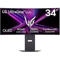 LG 34" (86,2 cm) Moniteur gaming OLED 21:9 Résolution QHD 3440 x 1440 - 34GX900A-B