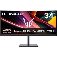 LG 34'' (86,35 cm) Moniteur gaming VA 21/9ème Résolution QHD 3440 x 1440 - 34G630A-B