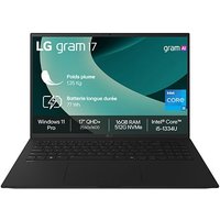 LG gram 17″ Intel® Core™ i5-1334U, 16Go/512Go/Noir - 17Z90RU-G.AP55F