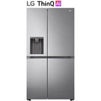 LG Réfrigérateur Américain - Grande capacité 635L Linear Cooling™ Door Cooling™ Silencieux 36 dB E - GSLV81PZLE
