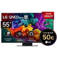 TV 55 pollici LG QNED evo AI MiniLED QNED87B 4K Smart TV 2026 - 55QNED87B6A | LG IT