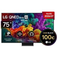 TV 75 pollici LG QNED evo AI MiniLED QNED87B 4K Smart TV 2026 - 75QNED87B6A | LG IT