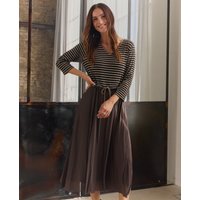 Maxikleid in 2-in-1-Optik