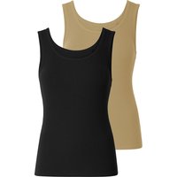 LIDL Réduction de 11 % sur le pack de 2 débardeurs femme esmara noirvert S