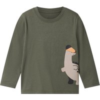 LIDL Réduction de 25% sur le Tshirt à manches longues enfant lupilu vert 46 ans