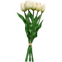 LIDL LIVARNO Lot de 5 fleurs artificielles blanc