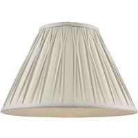 Laura Ashley Fenn Silk Shade Silver 14''