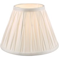 Laura Ashley Fenn Silk Shade White 8''