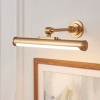 Endon 124632 Kas Rechargeable Picture Light In Warm Brass Finish