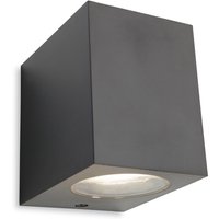 Firstlight 2801GP Hawk Outdoor Downlight Wall Spotlight In Graphite IP54