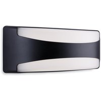 Firstlight 2808BK Santos LED Outdoor Wall Light in Black Resin IP65