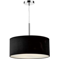 Dar ZAR1722 Zaragoza Large Black Ceiling Pendant