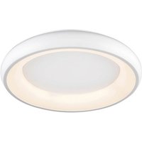 Franklite CF5803 Dimmable LED Flush Ceiling Light In White Finish
