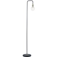 Dar Wisebuys Kiefer Floor Lamp In Black And Antique Brass Finish