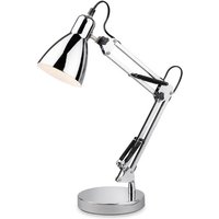 Firstlight 2904CH Riley Adjustable Table Lamp In Polished Chrome Finish