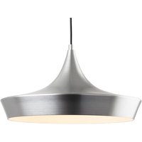 Firstlight 2850AL Leo 1 Light Ceiling Pendant Light In Aluminium Finish