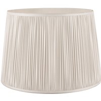 Laura Ashley Hemsley Silk Shade In Silver Finish 40.5cm/16 inch