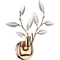 Willow 1 Light Wall Light Fitting In French Gold