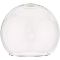 Dar Lighting Easy Fit Open Round Clear Glass Shade ACC871