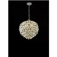 Diyas IL32801 Coniston 6 Light Ceiling Pendant In Polished Chrome