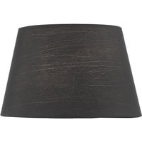 Dar Lighting Zira Black Faux Silk Candle Clip Shade 18 cm