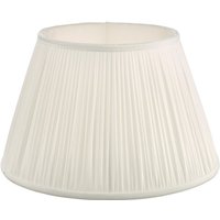 Dar Lighting Ulyana Ivory Faux Silk Tapered Drum Shade 35 cm