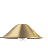 Dar Lighting Easy Fit Metal Shade In Aged Brass Finish 18 cm