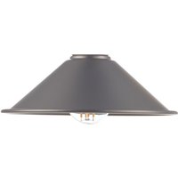 Dar Lighting Easy Fit Metal Shade In Antique Pewter Finish 18 cm