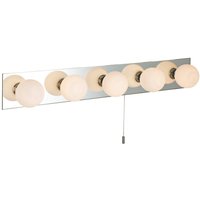 Firstlight 6410CH Vanity 5 Light Dressing Room Bathroom Mirror Wall Light