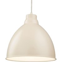 Firstlight 2311CR Union 1 Light Dome Ceiling Pendant in Cream Finish