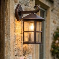 Firstlight 2356BZ Stratford 1 Light Downlight Wall Lantern In Bronze