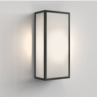 Astro 1183030 Messina 160 II Outdoor Wall Light In Textured Black With Frosted Glass IP44