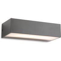 Firstlight 4154GP Texas Outdoor LED Resin Rectangular Wall Light In Graphite Finish IP65
