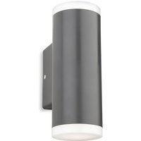 Firstlight 4160GP Kuga Outdoor LED Resin Round 2 Light Wall Light In Graphite Finish IP65