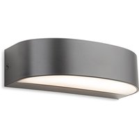 Firstlight 4153GP Texas Outdoor LED Resin Round Wall Light In Graphite Finish IP65