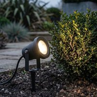 Firstlight 2830BK Hayes LED Outdoor Spike Light in Black Finish IP65