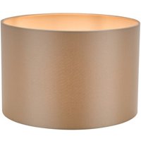 Dar Lighting Lyris Taupe Cotton Drum Shade 30cm