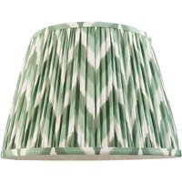 Endon 113068 Zigzag Tapered Lamp Shade 35 cm In Cotswold Green