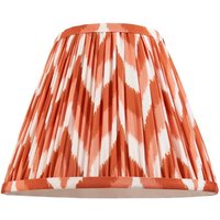 Endon 113072 Zigzag Tapered Lamp Shade 25 cm In Apricot Orange
