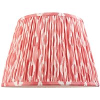 Endon 111341 Ikat Tapered Lamp Shade 35 cm Coral Pink