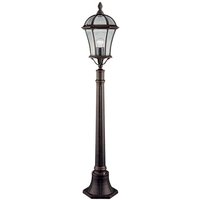 Searchlight 1568 Capri Rustic Brown Outdoor Medium Post Light